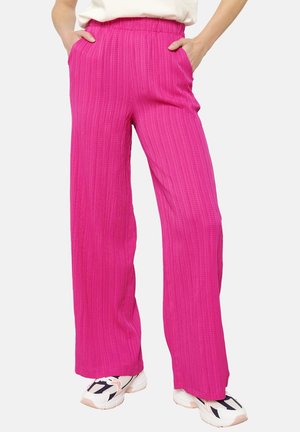 LolaLiza EMBOSSED  - Stoffhose - fuchsia