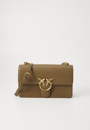 LOVE ONE CLASSIC - Borsa a tracolla - wren brown/antique gold-coloured