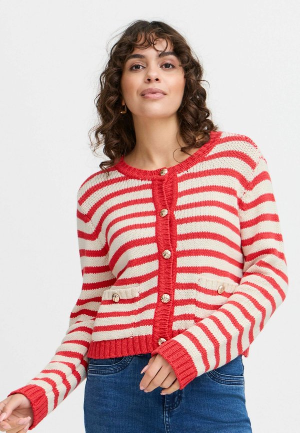 FRBELINDA - Cardigan - poinsettia mix