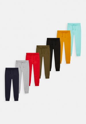UNISEX 7 PACK - Spodnie treningowe - multi-coloured/grey/red