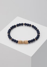 Icon Brand - HERRING BEADED BRACELET - Armband - navy Miniatuurafbeelding 1