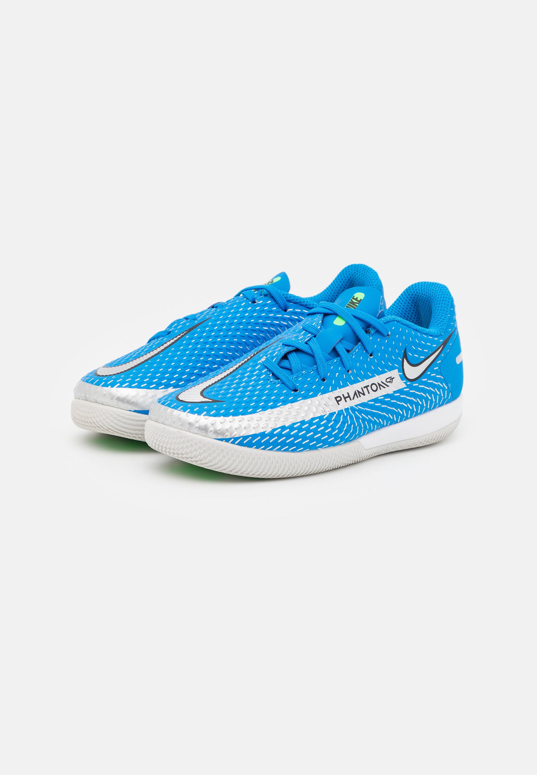 Nike Performance JR PHANTOM GT ACADEMY IC UNISEX - Botas de fútbol sin  tacos - photo blue/metallic silver/rage green/azul - Zalando.es