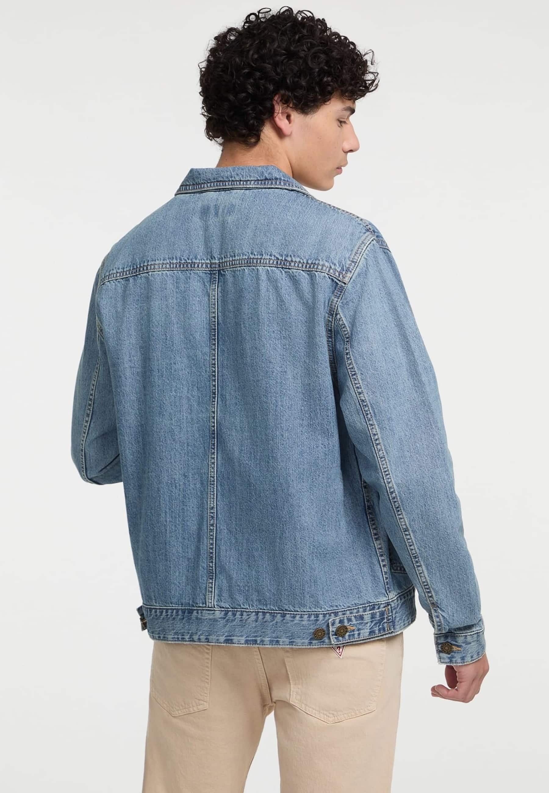 KARL KANI◆OG Denim Trucker Jacket [light dirty blue] Karl Kani OGDENIM TRUCKER - Denim jacket - light dirty blue