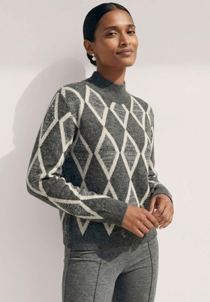 MADELEINE, Pullover - stone gray melange multicolor