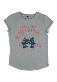 Henry Tiger MICKEY CLASSIC HEART POLKA DOT SILHOUETTE - T-shirt z nadrukiem