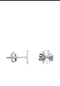 CLOVERLEAF - Øreringe - silver coloured