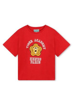À MANCHES COURTES - T-shirt imprimé - red