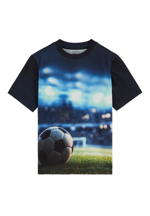 WE Fashion Tricou cu imprimeu - navy blue