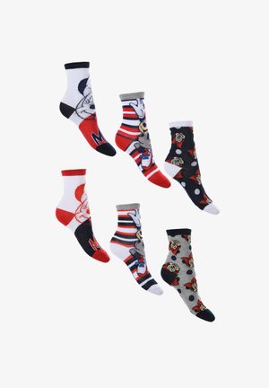 Mickey & Minnie, MINNIE MOUSE SOCKS - SET OF 6 - Socks - mehrfarbig