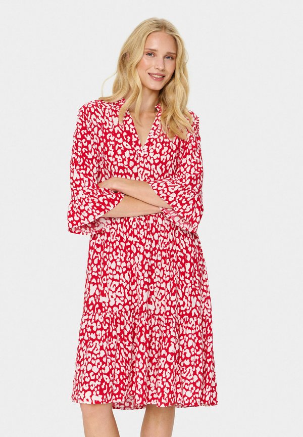 EDA - Freizeitkleid - crimson leopard