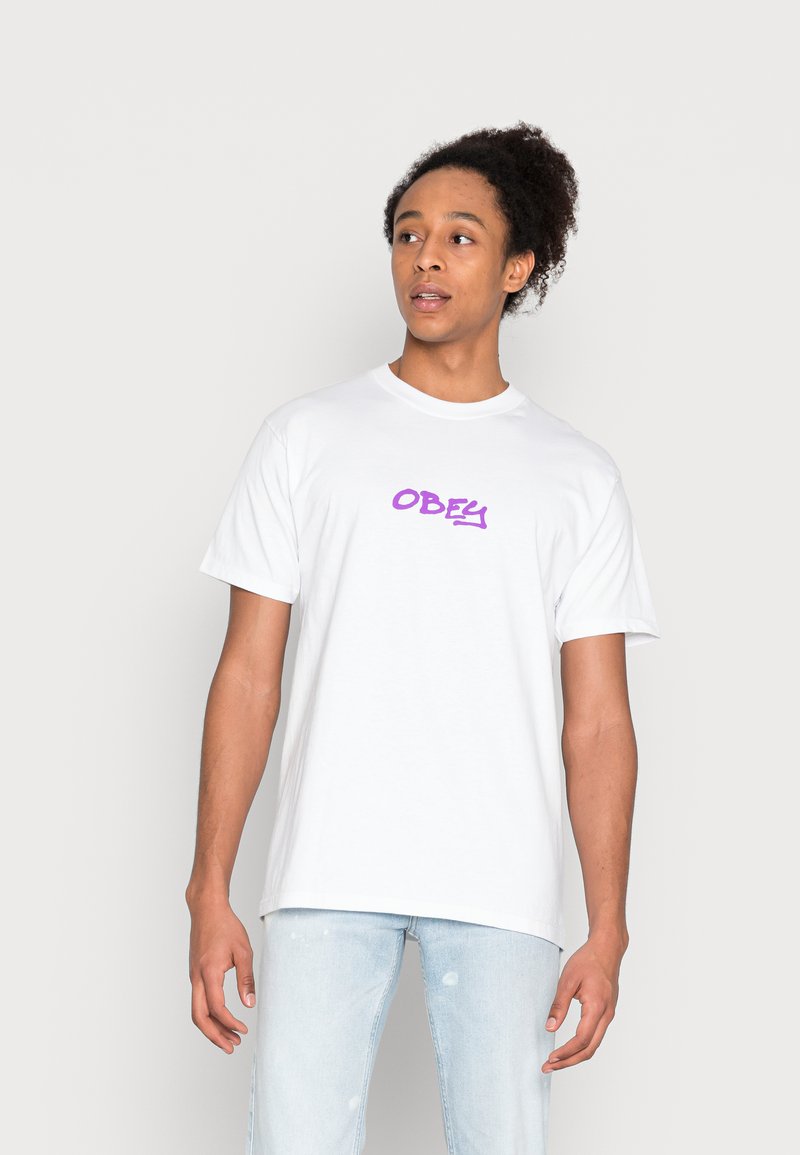 Obey Clothing OBEY SPRAY - Print T-shirt - white - Zalando.de