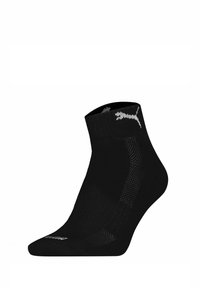 Puma UNISEX QUARTER 12ER PACK - CUSHIONED LOGO - Calze - schwarz