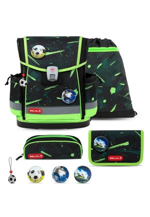 SET - School bag - neon sport