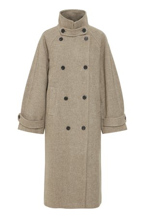 ICHI GAZIVA - Mantel - desert taupe melange