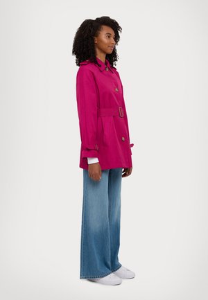 LINED - Trenchcoat - fuchsia berry