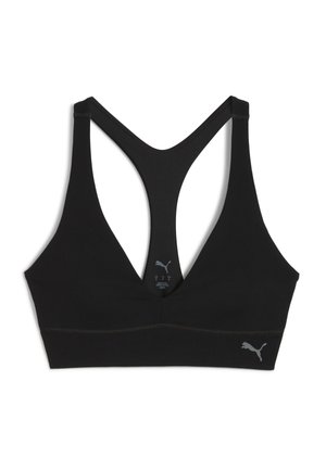 SHAPELUXE PLUNGE - LOW - Light support sports bra - black
