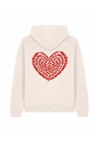 CORAZON BACK EMBROIDERY - Športni pulover - off white