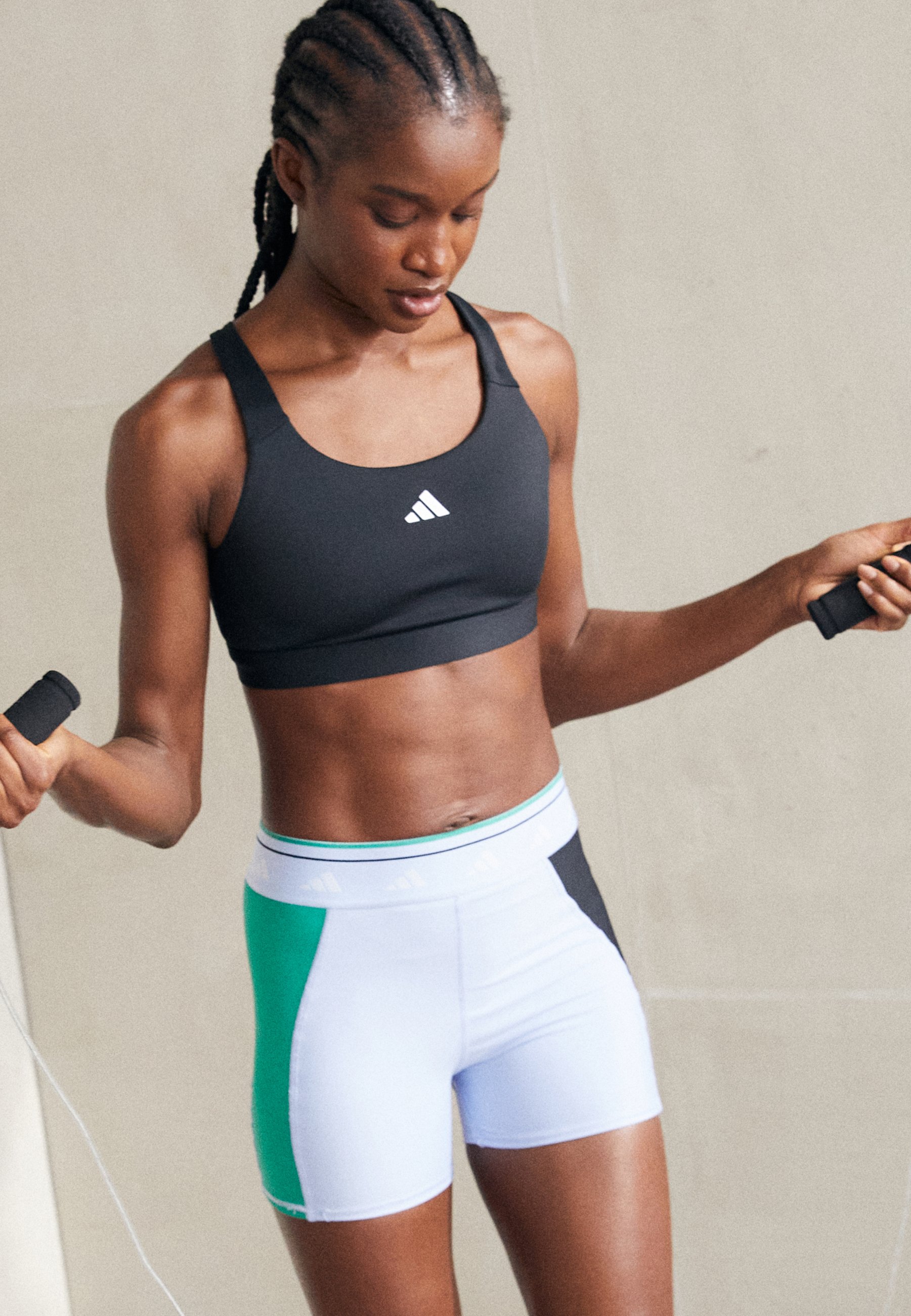 adidas Performance High support sports bra - black 