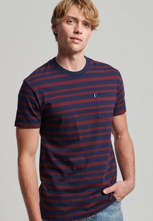 ESSENTIAL - Print T-shirt - rich navy port