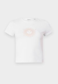 NMMOLLY - T-shirt med print - bright white