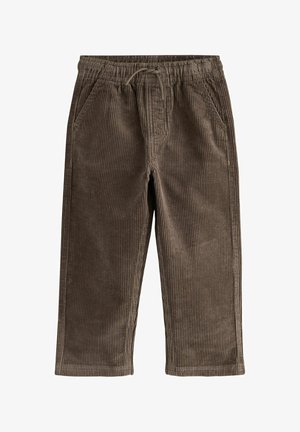 Next, CORD PULL ON TROUSERS - Nohavice - brown