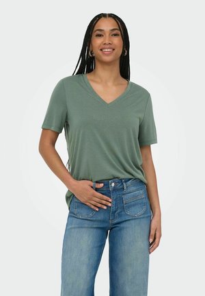 ONLY, T-SHIRT ONLKIA T-SHIRT - T-shirt basique - laurel wreath
