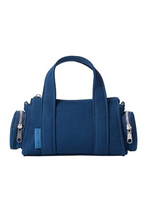 Calvin Klein WEBBING STRAP POCKET BAG - Rokassoma - ensign blue