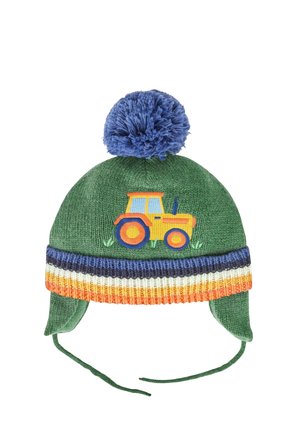 TRACTOR APPLIQUE - Beanie - khaki green