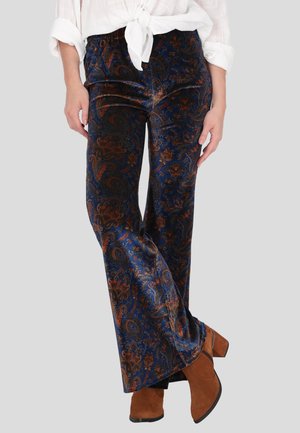 Broek - blue multicolor