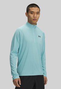 Under Armour TECH TEXTURED - Long sleeved top - stream