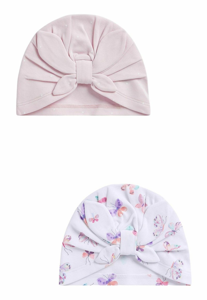 Next - BABY TURBAN HATS 2 PACK  - REGULAR FIT - Pletena kapa - lilac ecru, Povečajte