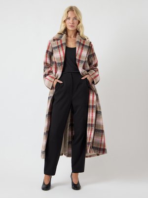YASCIRA - Klassisk frakke - oxford tan pattern:orchid pink/brown