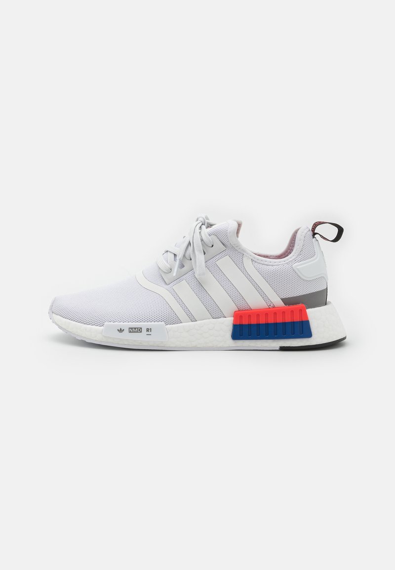 adidas Originals NMD R1 UNISEX - Trainers - footwear white/core  black/bright red/white - Zalando.ie