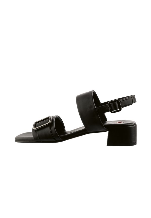 High Heel Sandalette - schwarz