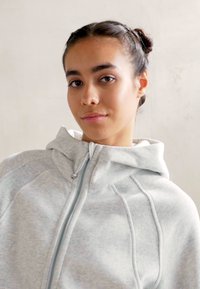 lululemon SCUBA OVERSIZED FULL-ZIP - Felpa con zip - heathered core ultra light grey