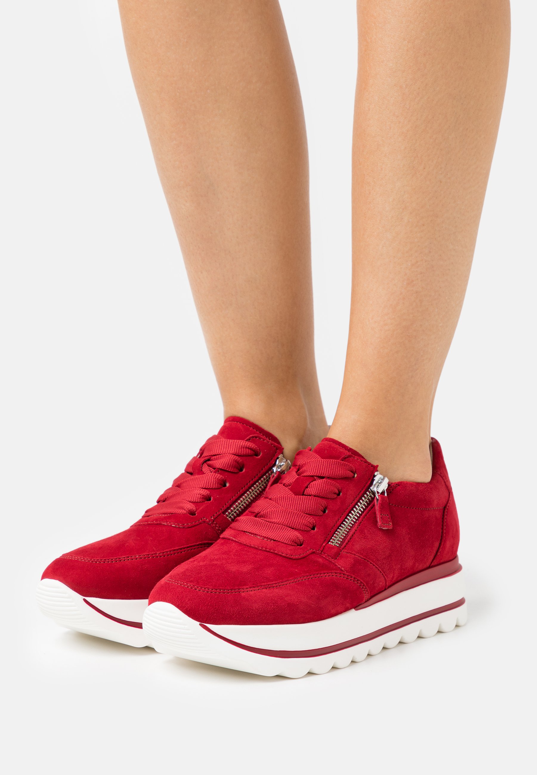 gabor red trainers