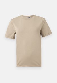 PCRIA FOLD UP SOLID TEE - Basic póló - silver mink