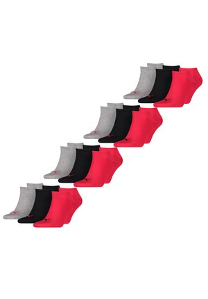 PLAIN 12ER PACK - Sokken - paar black red