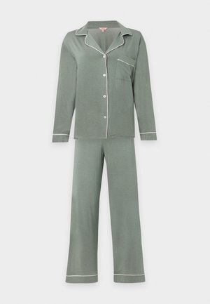 Eberjey, LONG PYAMA SET - Pyjama - desert sage/ivory
