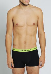 TOM TAILOR TRIPLE PACK - Boxerbriefs - black/lime/melange
