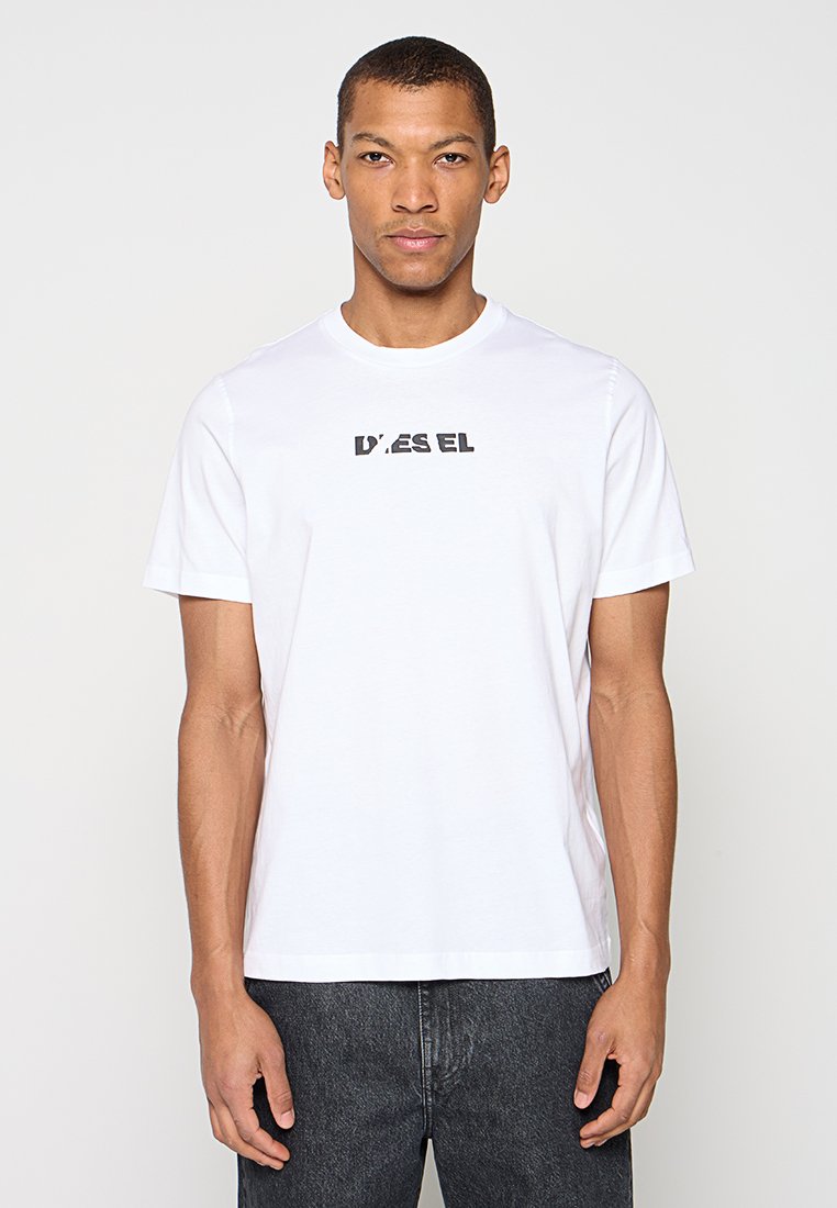 Diesel T-shirt print wit