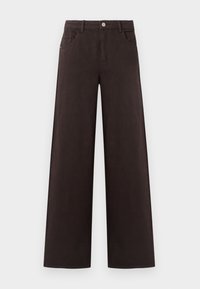 ONLSOLLA RELAXED PANT - Wide Leg - seal brown