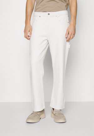 Snickarjeans - off-white