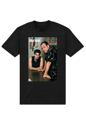 Henry Tiger SOPRANOS TONY & CHRISTOPHER - T-shirts print - black