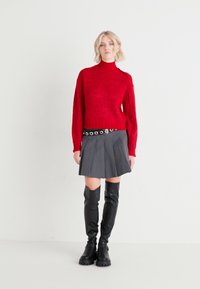 Vero Moda VMMARIE HIGHNECK  - Pullover - salsa
