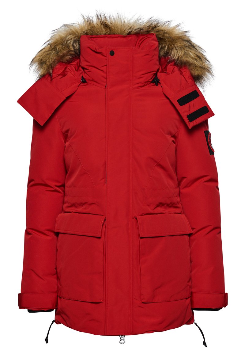 Superdry & Co Parka rood Superdry & Co Parka rood