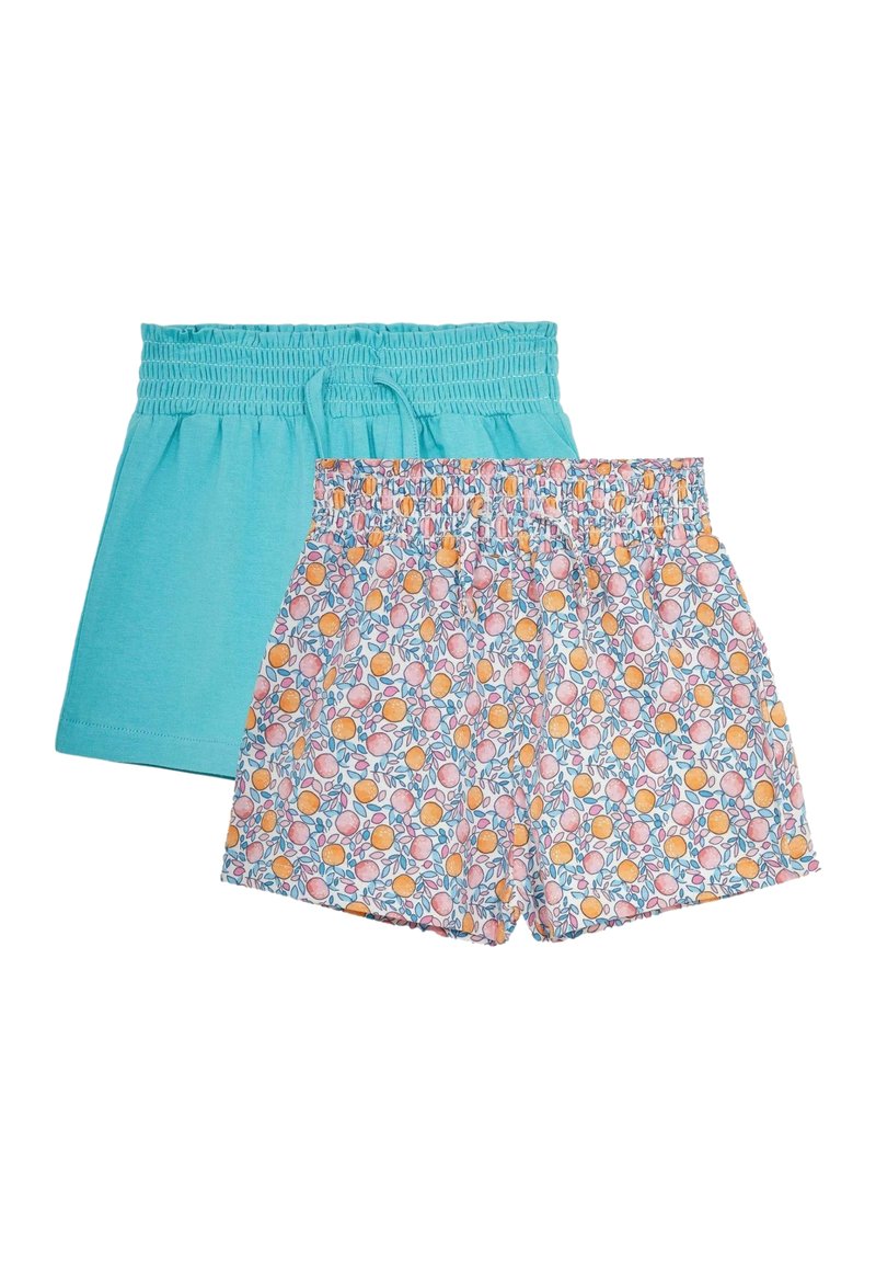 JoJo Maman Bébé 2-PACK PRETTY - Shortsit - pink apple duck egg blue