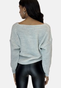 Elara STRICKPULLOVER - Strickpullover - grau