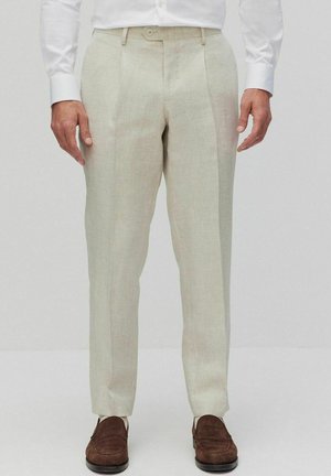 NINO LINEN DRESSED  - Chino - beige melange