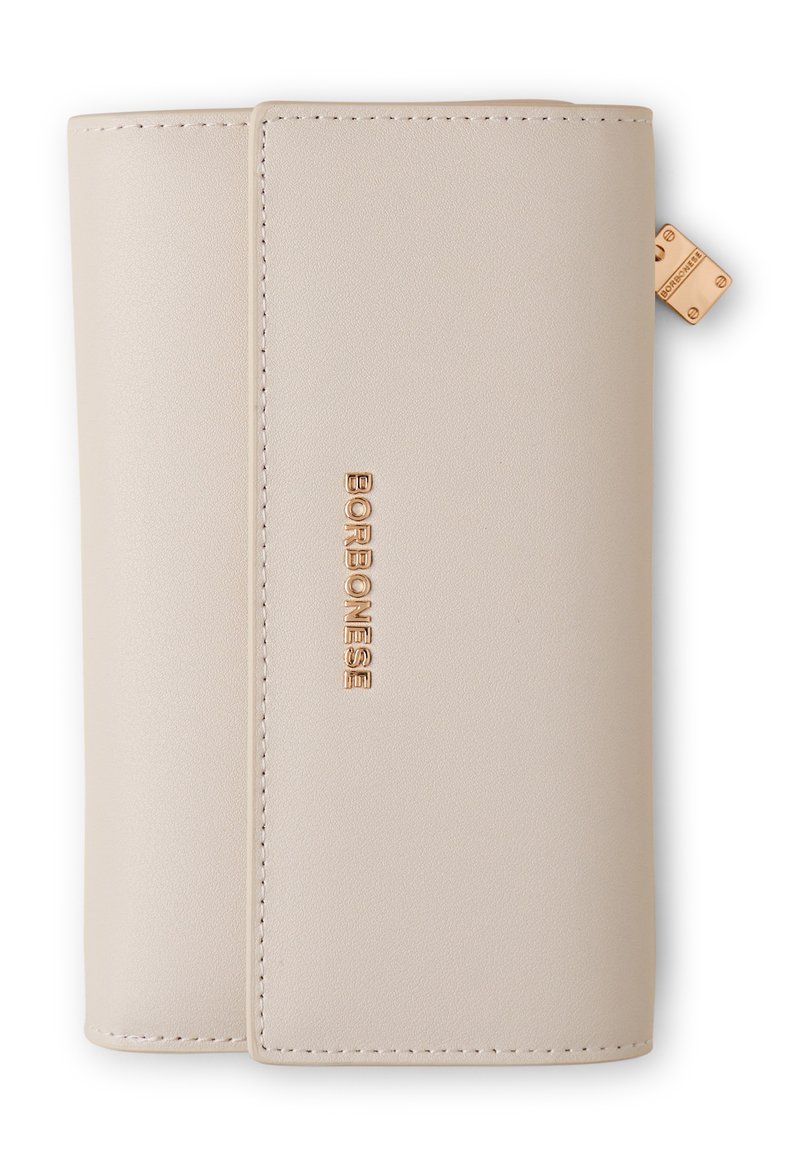 Borbonese LETTERING LARGE - Wallet - nacre